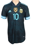 Lionel Messi 2022 World Cup Qualifiers Match Issued Argentina National Team Jersey (AFA Employee Provenance)