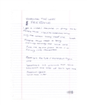 Drake Handwritten Lyrics Titled "Through the Wire Freestyle" (Beckett)