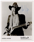 Johnny Winter Signed Photograph (REAL)