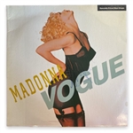 Madonna Signed "Vogue" Album (REAL)