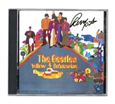 The Beatles Ringo Starr Signed “Yellow Submarine” CD Cover (REAL)
