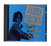James Brown Signed “The Greatest Hits” CD Cover (REAL)