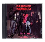 The Ramones Band Signed “Halfway to Sanity” CD Cover (REAL)