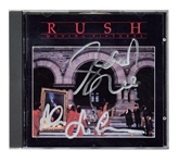 Rush Signed “Moving Pictures” CD Cover
