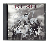 Rush Signed “Presto” CD Cover