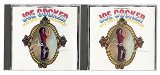 Joe Cocker Signed “Mad Dogs & Englishmen” CD Covers (2)