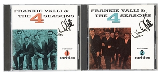 Frankie Valli Signed “Frankie Valli & The 4 Seasons Volume 1” & “Frankie Valli & The 4 Seasons Volume 2” CD Covers (2)