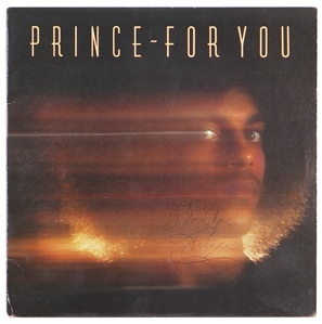 Prince Signed & Inscribed "For You" Album (JSA & REAL)