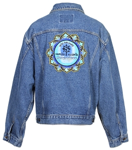 George Harrison Official Limited Edition Dark Horse Records Samba Records Embroidered Denim Jean Jacket