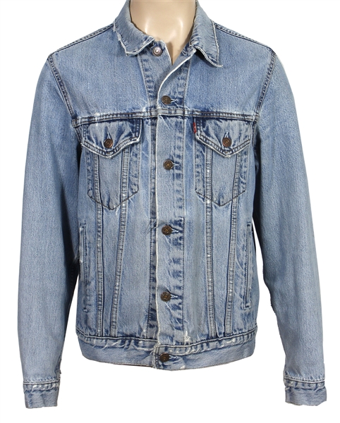 The Beatles George Harrison Owned and Worn Vintage Levis Denim Blue Jean Jacket