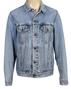 The Beatles George Harrison Owned and Worn Vintage Levis Denim Blue Jean Jacket