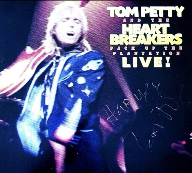 Tom Petty and the Heartbreakers Signed “Live!” Album (REAL)