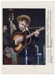 Bob Dylan Signed Photograph (Perry Cox)
