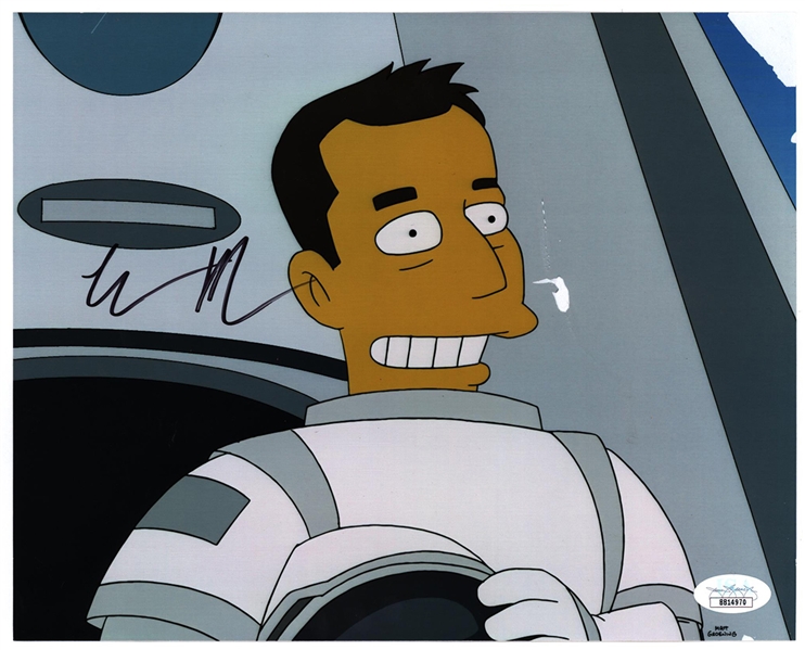 Elon Musk Signed Simpsons "The Musk Who Fell to Earth" Photograph (JSA)