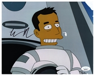 Elon Musk Signed Simpsons "The Musk Who Fell to Earth" Photograph (JSA)