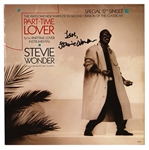 Stevie Wonder Signed "Part-Time Lover" 12 Inch Single (JSA)