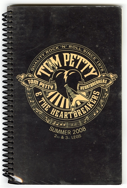 Tom Petty & The Heartbreakers Original Summer 2008 Concert Tour Itinerary From a Crew Member