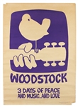 Woodstock Original 1969 Movie Poster