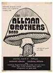 The Allman Brothers Band March 17, 1973 Original Concert Poster