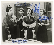 The Honeymooners Cast Signed Photograph with Jackie Gleason (JSA)