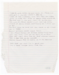 Drake Handwritten Lyrics (Beckett)