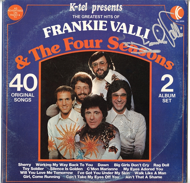 Frankie Valli & The 4 Seasons Signed “Greatest Hits” & “Timeless” Albums (2)