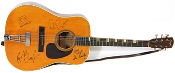 Natalie Merchant and The 10,000 Maniacs Signed Acoustic Guitar