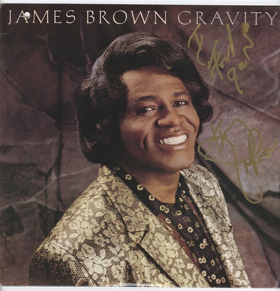James Brown Signed “Gravity” Album (REAL)