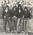 The Ramones Band Signed “Ramones” Album (REAL)