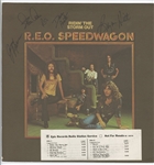 REO Speedwagon Signed “Ridin The Storm Out” Album (REAL)