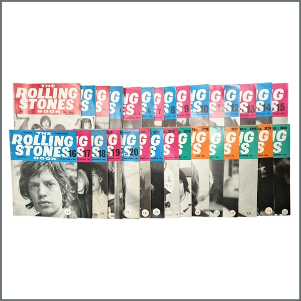 The Rolling Stones Monthly Books Complete Set 1-30