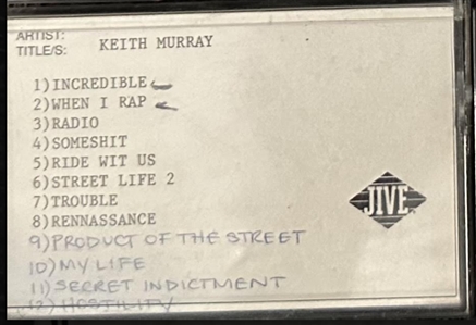 Kieth Murray Original "Its a Beautiful Thing" Cassette Demo With Unreleased Songs and Alternative Version