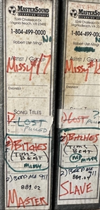 Missy Elliott & Timbaland Original 2" Master Reels Featuring "Beep Me 911" and "Pass Da Blunt" with 46 Other Tracks