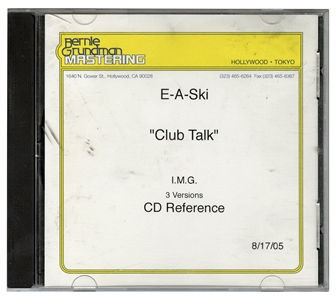 E-A-Ski "Club Talk" Bernie Grundman Mastering CD Reference 8/17/2005