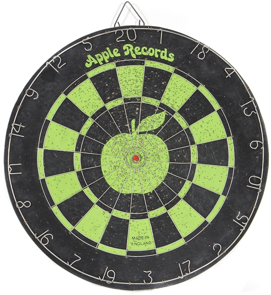 The Beatles Apple Records 1968 Original Dart Board