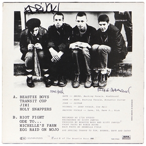 Beastie Boys Vintage Signed “Polly Wog Stew” 1982 Debut Album (JSA)