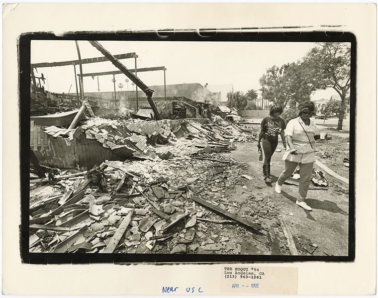 Ted Soqui Original Photograph of Los Angeles Riots of 1992