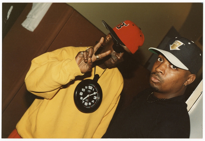 Public Enemy Flavor Flav & Chuck D Original Snapshot Photograph