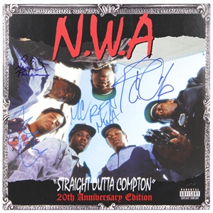 N.W.A Signed “Straight Outta Compton” Album (4 Signatures)
