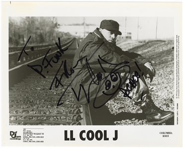 LL Cool J Signed & Inscribed Promotional Photograph With Incredible Drawing
