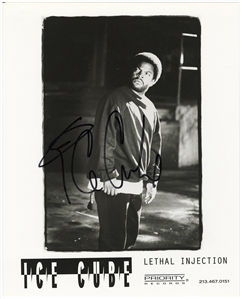 Ice Cube Signed Promotional Photograph