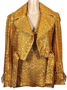 Mary J Blige Stage Worn Motorcycle Cut Sequined Jacket & Dress - Worn on 8/16/2019 For Hard Rock Hotel Casino Performance