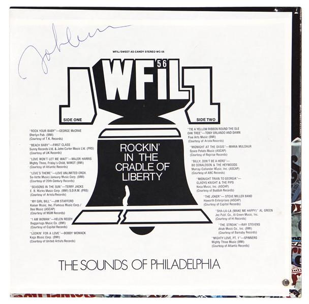 John Lennon Signed WFIL "Sweet as Candy" Album (REAL)