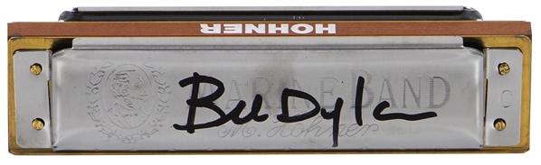 Bob Dylan Signed Marine Band Hohner Harmonica (Jeff Rosen)