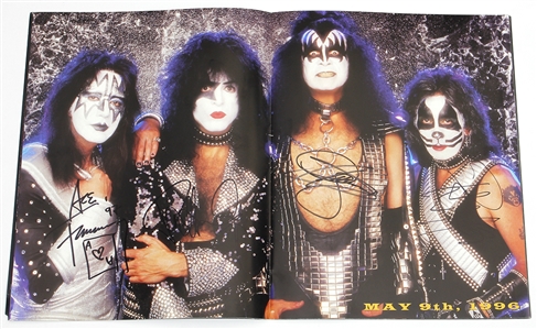 KISS Signed "Alive/Worldwide 1996 - 1997" Concert Tour Program