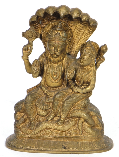 George Harrison Owned Bronze Narasingha Statuette