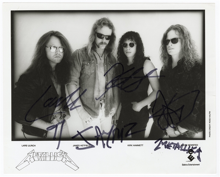 Metallica Signed Original Publicity Photograph (REAL)