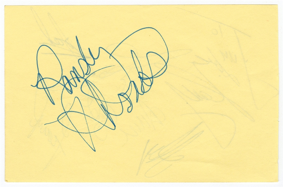 Randy Rhoads Signed Cut (REAL)