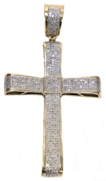 Elvis Presley Owned & Worn Diamond Cross Pendant