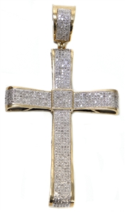 Elvis Presley Owned & Worn Diamond Cross Pendant